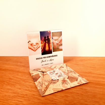 Fotoimán Personalizada para Matrimonio