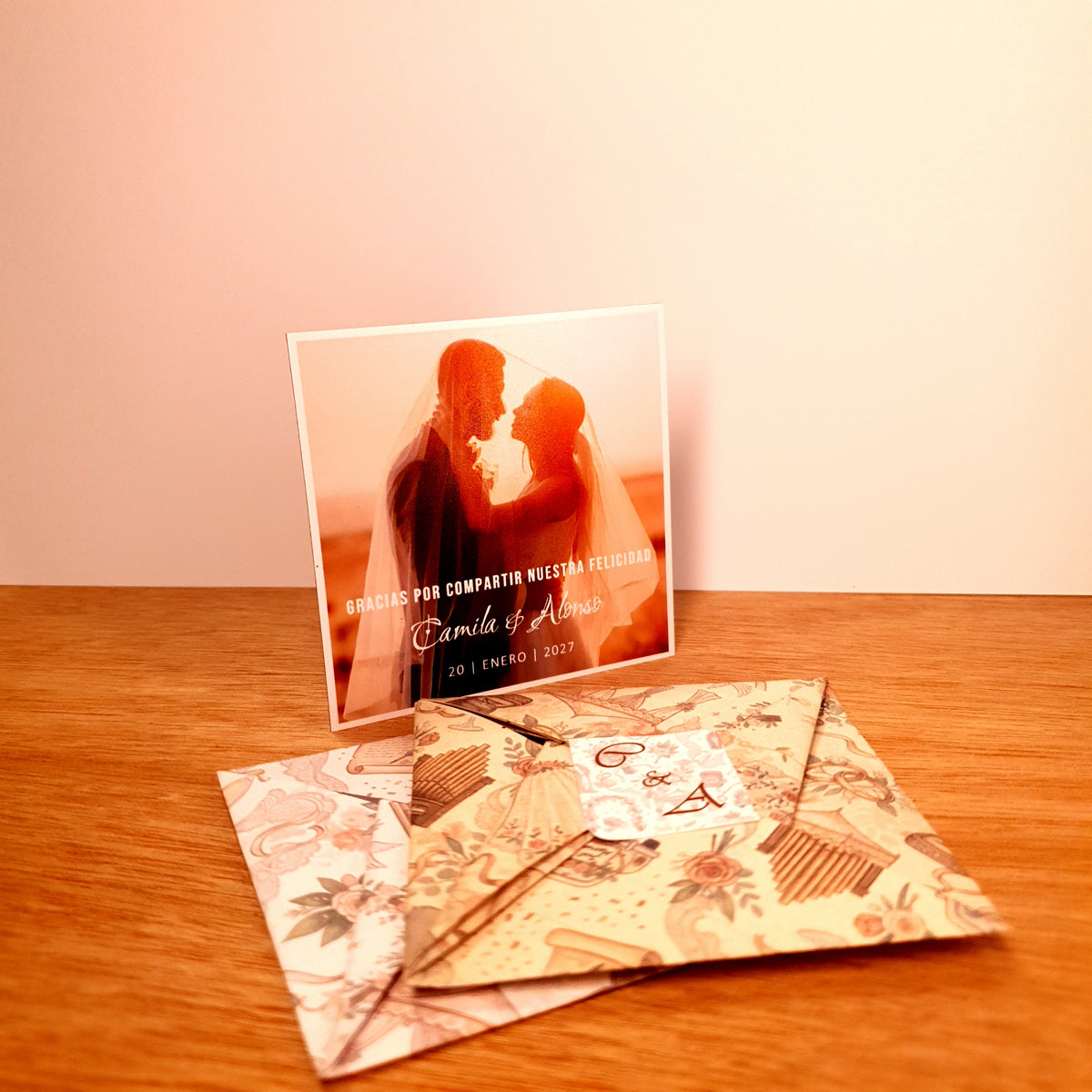 Fotoimán Personalizada para Matrimonio