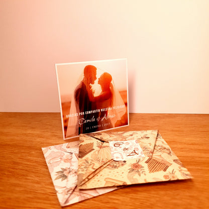Fotoimán Personalizada para Matrimonio