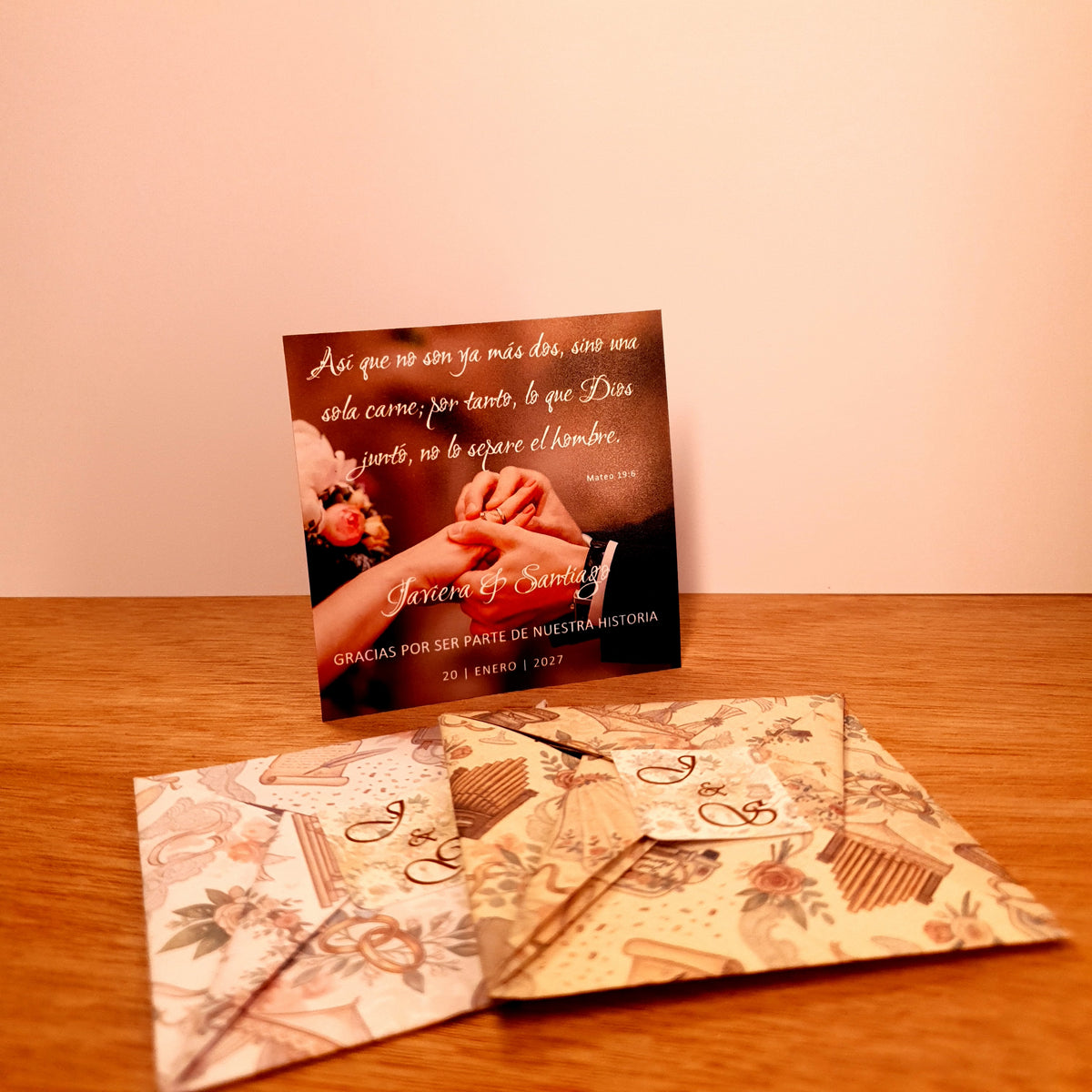 Fotoimán Personalizada para Matrimonio