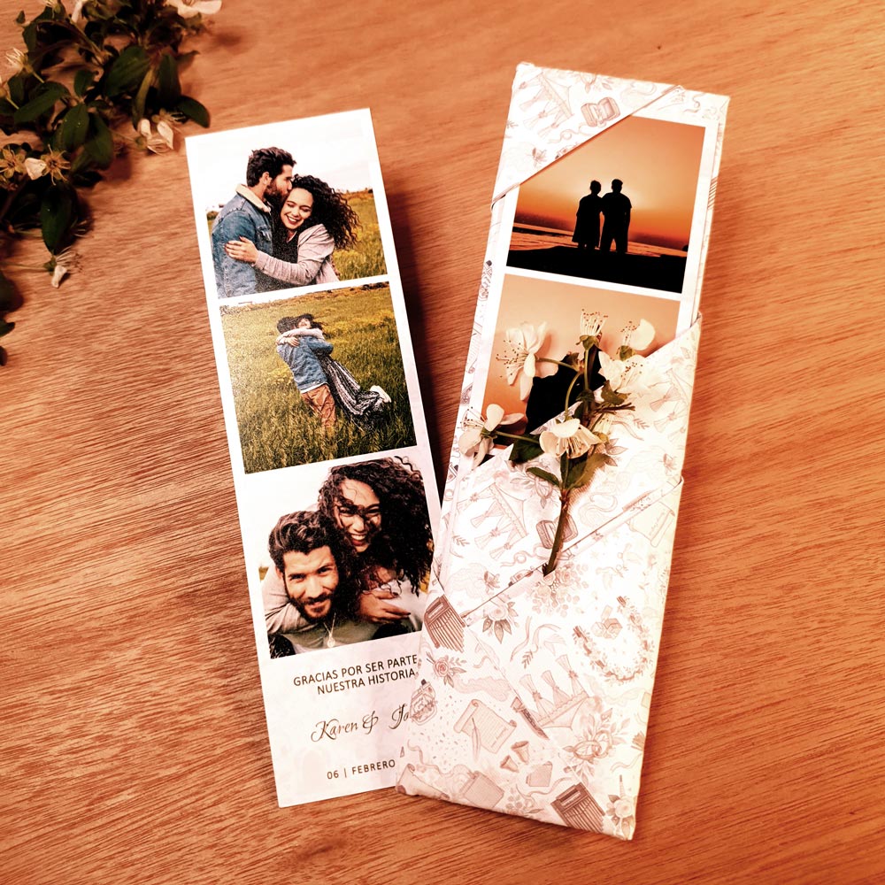 Fotoimán tipo Cabina Personalizada para Matrimonio