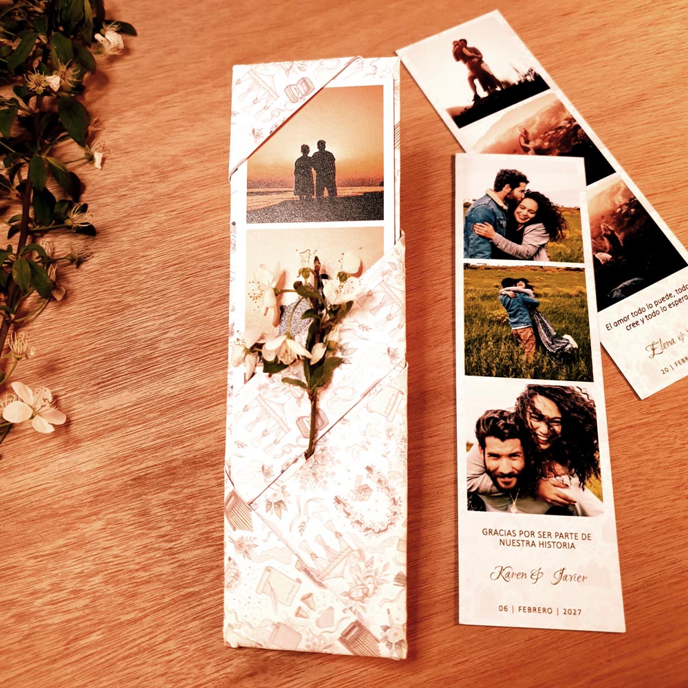 Fotoimán tipo Cabina Personalizada para Matrimonio