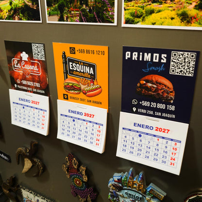 Mini Calendarios Magnéticos Publicitarios