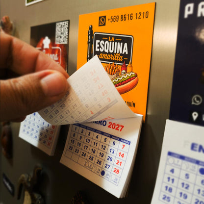 Mini Calendarios Magnéticos Publicitarios